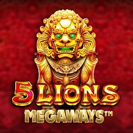 Official Slots logo: 5 Lions Megaways by Pragmatic Play at HiddenJack Casino