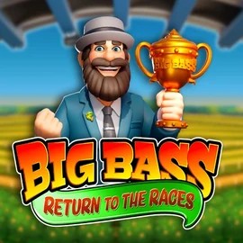Official Slots logo: Big Bass Return to the Races by Pragmatic Play at HiddenJack Casino