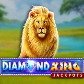 Diamond King Jackpots logo by SpinPlay Games HiddenJack Casino