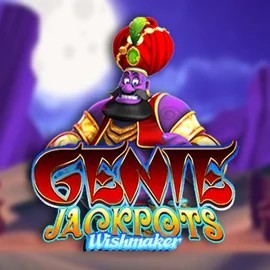 Genie Jackpots Wishmaker slot logo by Blueprint Gaming at HiddenJack Casino