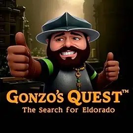 Gonzo's Quest slot logo by NetEnt at HiddenJack CasinoGonzo's Quest