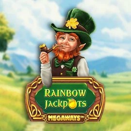 Rainbow Jackpots Megaways slot visual from Red Tiger Gaming available on hiddenjacks.co.nl