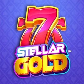 Official Slots logo: Stellar Gold by Snowborn Games at HiddenJack Casino