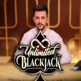 Unlimited Blackjack slot icon by Ezugi, available at HiddenJack Casino